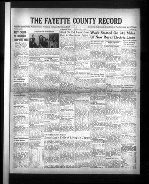 The Fayette County Record (La Grange, Tex.), Vol. 27, No. 72, Ed. 1 Friday, July 8, 1949