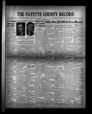 The Fayette County Record (La Grange, Tex.), Vol. 25, No. 24, Ed. 1 Tuesday, January 21, 1947
