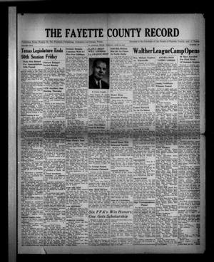 The Fayette County Record (La Grange, Tex.), Vol. 25, No. 64, Ed. 1 Tuesday, June 10, 1947