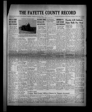 Primary view of object titled 'The Fayette County Record (La Grange, Tex.), Vol. 25, No. 69, Ed. 1 Friday, June 27, 1947'.
