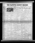 Newspaper: The Fayette County Record (La Grange, Tex.), Vol. 27, No. 71, Ed. 1 T…