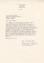 Letter: [Letter from Mary E. Steel to Truett Latimer, February 4, 1953]