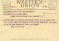 Letter: [Telegram from Dub Pritchett, May 19, 1953]