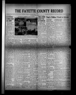 The Fayette County Record (La Grange, Tex.), Vol. 25, No. 84, Ed. 1 Tuesday, August 19, 1947