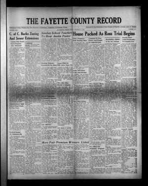 The Fayette County Record (La Grange, Tex.), Vol. 25, No. 101, Ed. 1 Friday, October 17, 1947