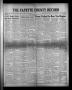 Newspaper: The Fayette County Record (La Grange, Tex.), Vol. 25, No. 101, Ed. 1 …
