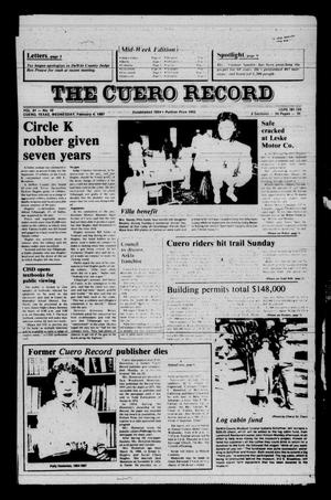 The Cuero Record (Cuero, Tex.), Vol. 91, No. 10, Ed. 1 Wednesday, February 4, 1987