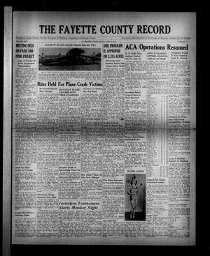 The Fayette County Record (La Grange, Tex.), Vol. 25, No. 77, Ed. 1 Friday, July 25, 1947