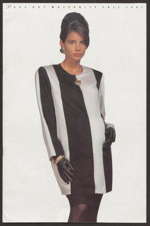 Primary view of object titled 'Page Boy Maternity Catalog, Fall 1991'.