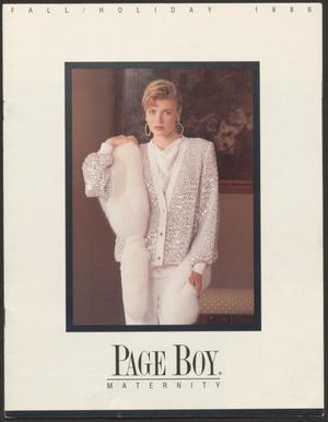 Primary view of object titled 'Page Boy Maternity Catalog, Fall 1986'.