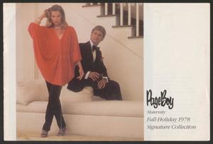 Primary view of object titled 'Page Boy Maternity Catalog, Fall-Holiday 1978'.