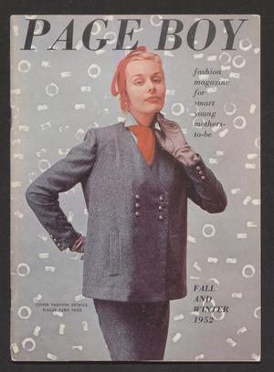 Primary view of object titled 'Page Boy Maternity Catalog, Fall-Winter 1952'.