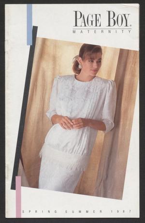 Primary view of object titled 'Page Boy Maternity Catalog, Spring - Summer, 1987'.