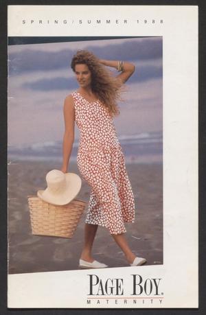 Primary view of object titled 'Page Boy Maternity Catalog, Spring-Summer 1988'.