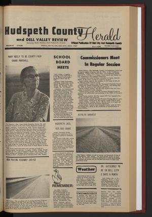 Primary view of object titled 'Hudspeth County Herald and Dell Valley Review (Dell City, Tex.), Vol. 20, No. 46, Ed. 1 Friday, July 16, 1976'.