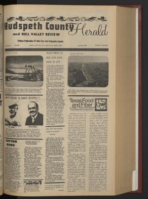 Hudspeth County Herald and Dell Valley Review (Dell City, Tex.), Vol. 22, No. 13, Ed. 1 Friday, November 25, 1977