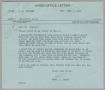 Letter: [Letter from Thomas Leroy James to Isaac Herbert Kempner, June 1, 196…