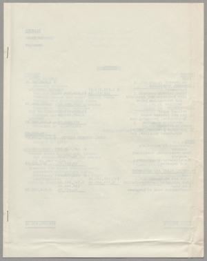 [Imperial Sugar Company Actual and Projected Operations: December 31, 1957]