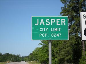 [Sign at Jasper City Limits]