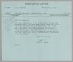 Primary view of [Letter from Thomas Leroy James to Isaac Herbert Kempner, March 3, 1960]