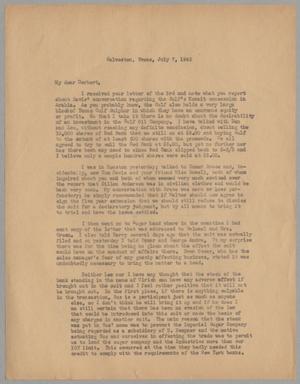 [Letter to Isaac Herbert Kempner Jr, July 7, 1945]