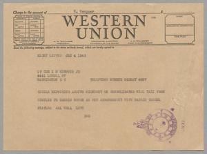 [Letter from Isaac Herbert Kempner to Isaac Herbert Kempner Jr., January 4, 1945]