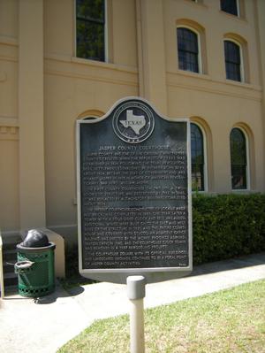 [Plaque Outside Courthouse]
