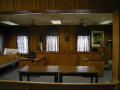 Photograph: [Tables in Courtroom]