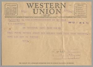 [Letter from Isaac Herbert Kempner Jr. to Isaac Herbert Kempner, February 17, 1945]