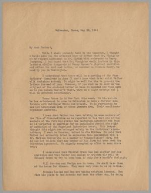 [Letter to Isaac Herbert Kempner Jr., May 26, 1945]