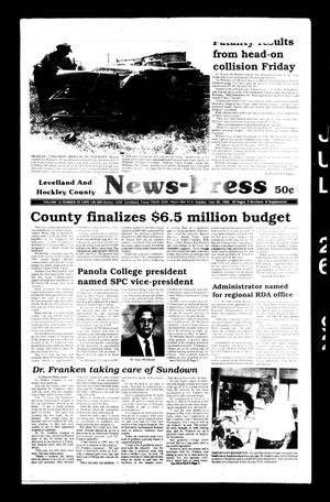 Primary view of object titled 'Levelland and Hockley County News-Press (Levelland, Tex.), Vol. 14, No. 32, Ed. 1 Sunday, July 26, 1992'.