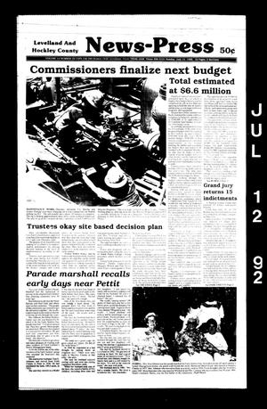 Levelland and Hockley County News-Press (Levelland, Tex.), Vol. 14, No. 29, Ed. 1 Sunday, July 12, 1992