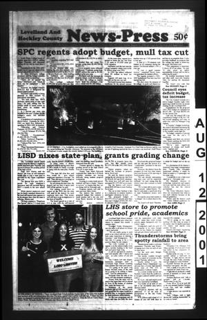 Primary view of object titled 'Levelland and Hockley County News-Press (Levelland, Tex.), Vol. 24, No. 39, Ed. 1 Sunday, August 12, 2001'.