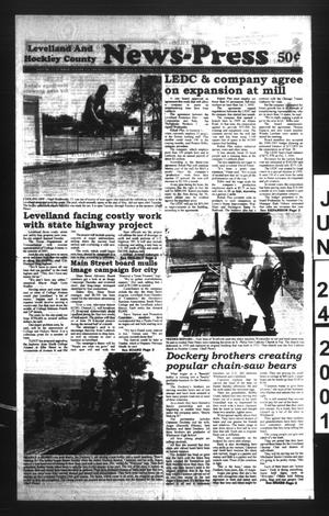 Primary view of object titled 'Levelland and Hockley County News-Press (Levelland, Tex.), Vol. 24, No. 25, Ed. 1 Sunday, June 24, 2001'.