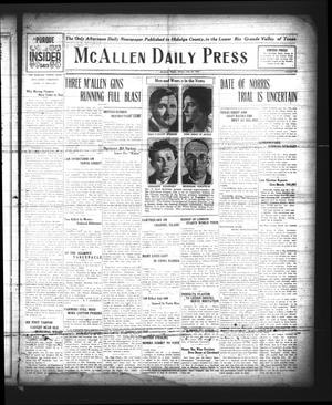 McAllen Daily Press (McAllen, Tex.), Vol. 5, No. 181, Ed. 1 Friday, July 30, 1926