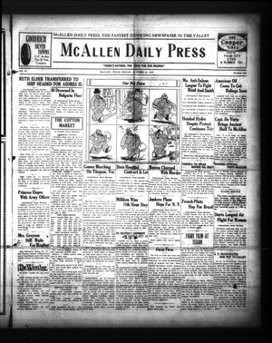 McAllen Daily Press (McAllen, Tex.), Vol. 6, No. 244, Ed. 1 Friday, October 14, 1927