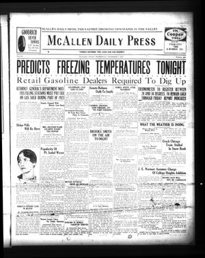 McAllen Daily Press (McAllen, Tex.), Vol. 6, No. 289, Ed. 1 Wednesday, December 7, 1927