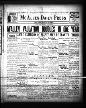 McAllen Daily Press (McAllen, Tex.), Vol. 6, No. 189, Ed. 1 Wednesday, August 10, 1927