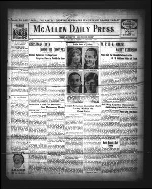 McAllen Daily Press (McAllen, Tex.), Vol. 5, No. 286, Ed. 1 Wednesday, December 1, 1926