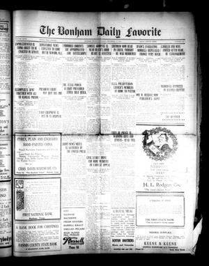 The Bonham Daily Favorite (Bonham, Tex.), Vol. 27, No. 134, Ed. 1 Thursday, December 11, 1924