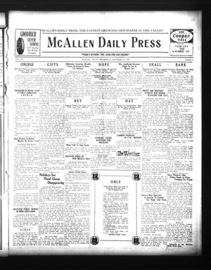 McAllen Daily Press (McAllen, Tex.), Vol. 7, No. 4, Ed. 1 Wednesday, December 21, 1927