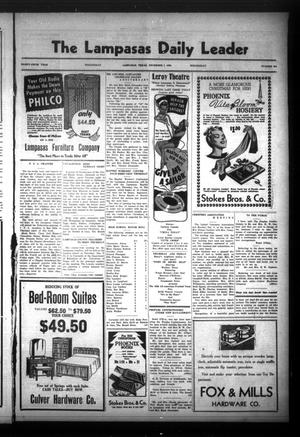 The Lampasas Daily Leader (Lampasas, Tex.), Vol. 35, No. 264, Ed. 1 Wednesday, December 7, 1938