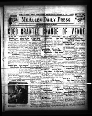 McAllen Daily Press (McAllen, Tex.), Vol. 6, No. 163, Ed. 1 Tuesday, July 12, 1927
