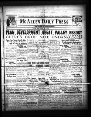 McAllen Daily Press (McAllen, Tex.), Vol. 6, No. 167, Ed. 1 Sunday, July 17, 1927