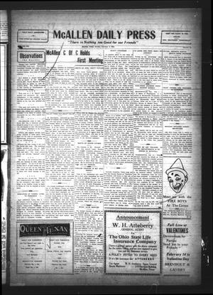 McAllen Daily Press (McAllen, Tex.), Vol. 6, No. 28, Ed. 1 Tuesday, February 2, 1926