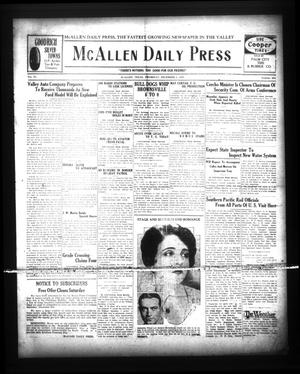 McAllen Daily Press (McAllen, Tex.), Vol. 6, No. 284, Ed. 1 Thursday, December 1, 1927