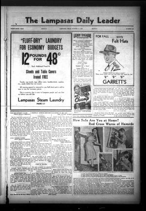 The Lampasas Daily Leader (Lampasas, Tex.), Vol. 35, No. 222, Ed. 1 Monday, October 17, 1938
