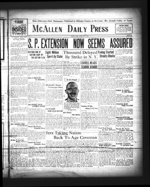 McAllen Daily Press (McAllen, Tex.), Vol. 5, No. 160, Ed. 1 Tuesday, July 6, 1926
