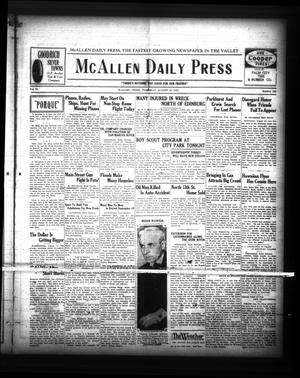 McAllen Daily Press (McAllen, Tex.), Vol. 6, No. 196, Ed. 1 Thursday, August 18, 1927