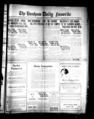 The Bonham Daily Favorite (Bonham, Tex.), Vol. 27, No. 246, Ed. 1 Tuesday, April 21, 1925